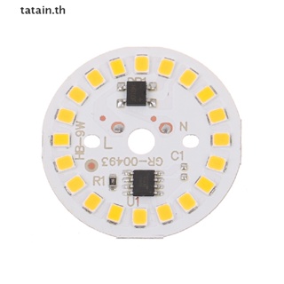 Tatain หลอดไฟ LED SMD 15W 12W 9W 7W 5W 3W AC220V สีขาวอบอุ่น DIY 2 ชิ้น