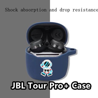 【พร้อมส่ง】เคสหูฟัง แบบนิ่ม สีพื้น สําหรับ JBL Tour Pro+