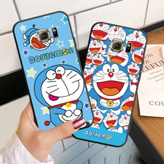 เคสโทรศัพท์มือถือ ซิลิโคนนุ่ม ลายการ์ตูนโดราเอมอน สําหรับ Samsung Galaxy S6 S7 edge Plus