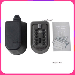 Key Box Wall-mounted 4 Combination Password Key Safe Box Key Lock Holder