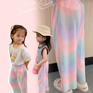 PRETTY BABY🧸พร้อมส่ง🧸 กางเกงเด็กผู้หญิง กางเกงขายาวสําหรับเด็กผู้หญิง(648)