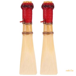 exhila Bassoon Reeds, 2Pcs Reed Material Blue/Red Bassoon Reeds Medium for w/ Storage f