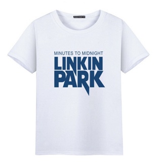 [S-5XL] เสื้อยืดผ้านิ่ม ไม่ต้องรีด ♟℡เสื้อยืดผ้าฝ้ายพิมพ์ลาย Linkin Park แฟชั่นสำหรับผู้ชาย