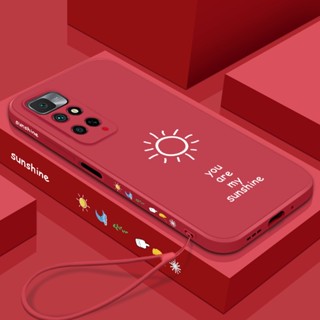 เคส redmi 10 redmi note 11 pro note 11s เคสโทรศัพท์มือถือ เรียบง่าย ดวงอาทิตย์น้อย เคสซิลิโคนนิ่ม เด็กผู้หญิง เด็กผู้ชาย เคสโทรศัพท์กันกระแทก