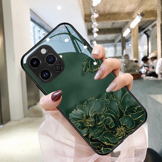 Dmy เคสกระจกนิรภัย หรูหรา สําหรับ iphone 14 plus 13 mini 12 pro max 11 6s plus 7 8 plus 6s X XS max XR