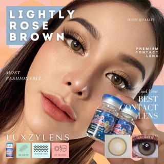 🔥 คอนแทคเลนส์ ✨ขนาดมินิ✨Brown✨ Lightly Rose (Luxzylens)