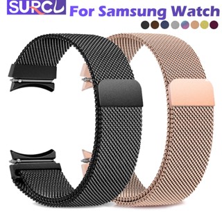 สายนาฬิกาข้อมือโลหะ สไตล์คลาสสิก สําหรับ Samsung galaxy watch 5 40 มม. 44 มม. watch 5 pro 45 มม. galaxy 4 Classic 46 มม. 42 มม. 20 มม.