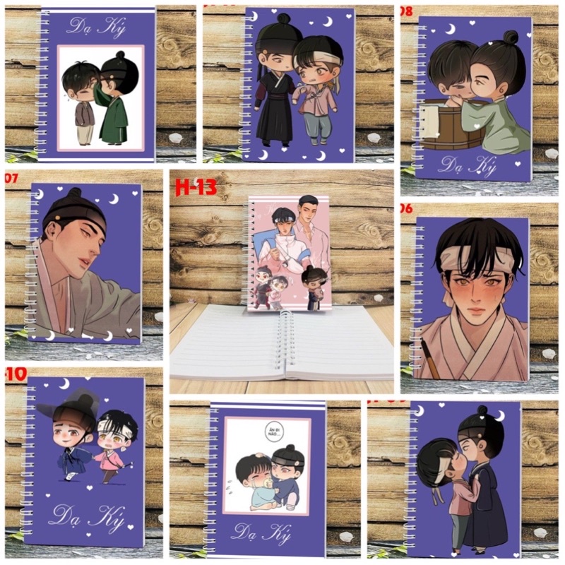 สมุดโน๊ต Da Ky 200 A6 หน้า มีหลายแบบให้เลือก/สมุดบันทึกอนิเมะ Da Ky