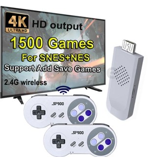 SF900 4700 Games 8Bit 16 Bit SNES NES Retro TV Game Console HD Classic Video Game Stick Wireless Gamepad Controller