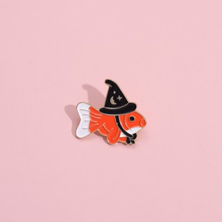 Cute Animal Fish Enamel Brooch Red Carp Enamel Brooch Gift for Friends