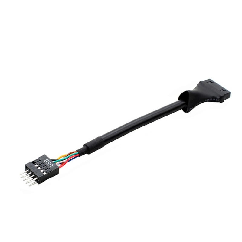 Doublebuy สายอะแดปเตอร์เมนบอร์ด USB3 0 เป็น 2 0 9Pin USB 2 0 ตัวผู้ ตัวเมีย เป็น 20Pin