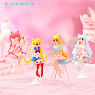 Loveoionia1 ตุ๊กตาการ์ตูนผู้หญิงสวย เครื่องประดับ สําหรับตกแต่งโต๊ะ รถยนต์ DIY