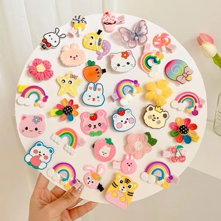 กิ๊บติดผมน่ารัก น่ารัก สําหรับเด็กผู้หญิง จํานวน 14 ชิ้น