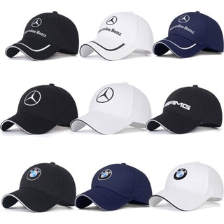 Barley Store Mercedes Benz AMG BMW Audi Racing Baseball Cap F1 Racing Men and Women Outdoor Sports Peaked Cap Car Logo Peaked Cap 3YUW