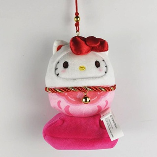 Sanrio Hello Kitty Lucky Dharma Plush Doll Decoration Hanging Ornament 7869