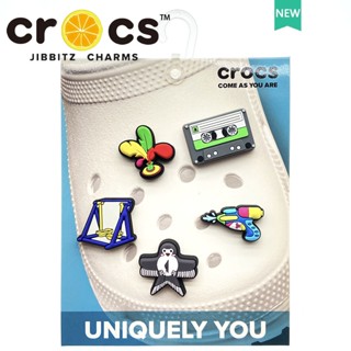 jibbitz Crocs charms set ชุดปุ่มกด สําหรับ jibbitz 2023 ตัวติดรองเท้า crocs