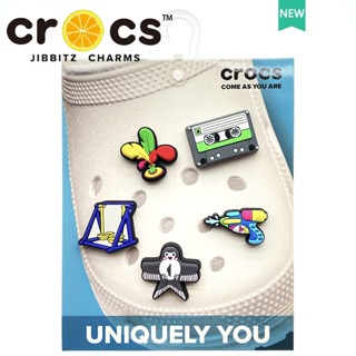 jibbitz Crocs charms set ชุดปุ่มกด สําหรับ jibbitz 2023 ตัวติดรองเท้า crocs