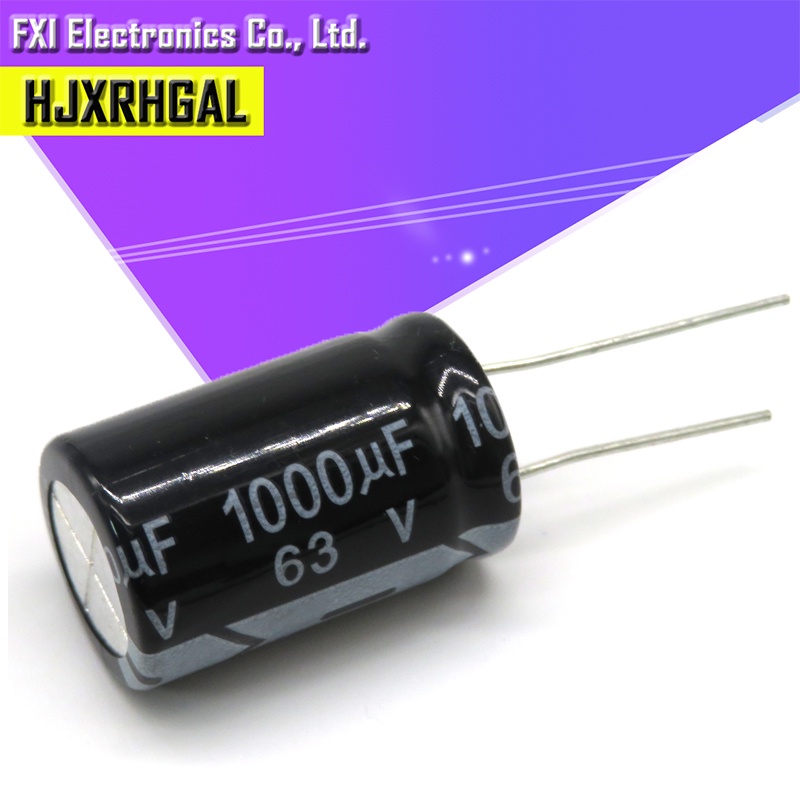 10PCS 63v1000uf 16*26 63v 1000uf 16x26 Electrolytic capa Electrolytic capacitor