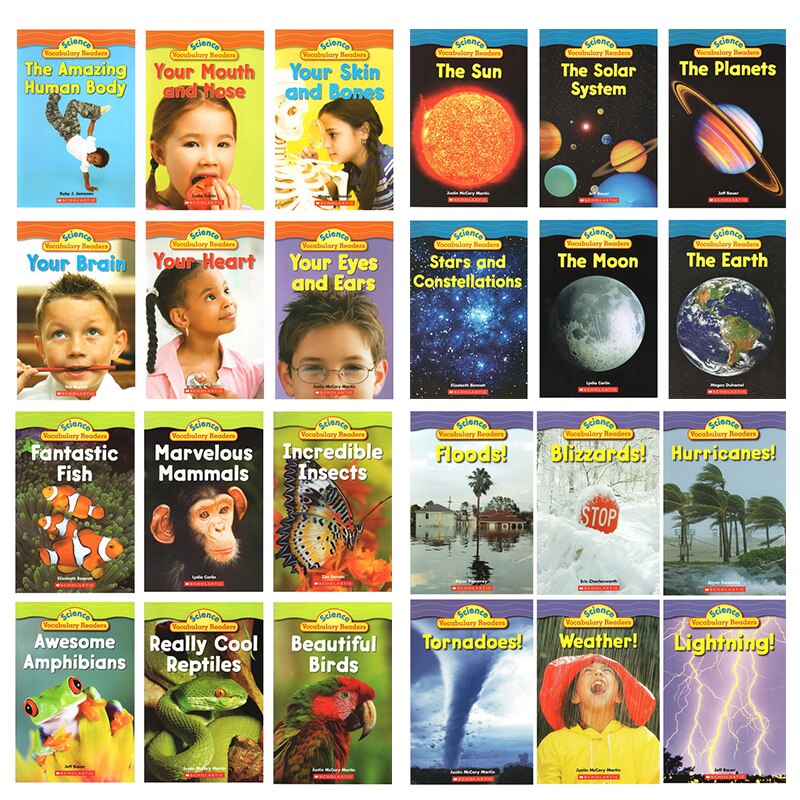 *พร้อมส่ง* หนังสือภาษาอังกฤษแนววิทยาศาสตร์สำหรับเด็ก Scholastic Science Vocabulary Readers 30 Books หนังสือเด็กเสริมพัฒน