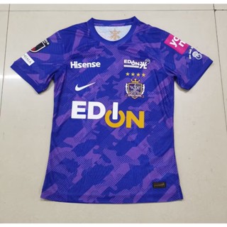 [Player Version] 2324 ใหม่ เสื้อยืดแขนสั้น พิมพ์ลาย Hiroshima Three Arrows สีม่วง คุณภาพสูง สําหรับเล่นฟุตบอล