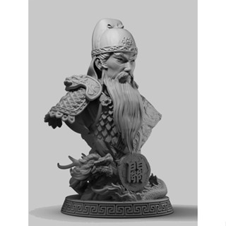 โมเดลฟิกเกอร์เรซิ่น Guan Yunchang (Guan Yu) Soldier GK White ขนาด 60 มม. ของเล่นสําหรับเด็ก 259RAJ