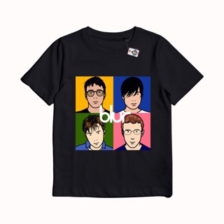 เสื้อยืด พิมพ์ลายวงดนตรี BLUR COVER ALBUM สําหรับเด็ก