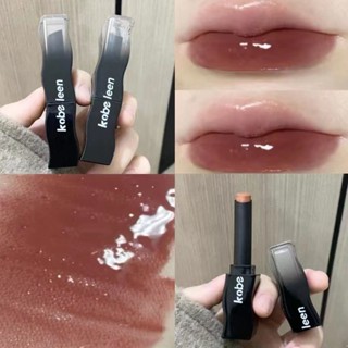 Kobeleen ลิปสติก ลิปกลอส เพิ่มความชุ่มชื้น สีดํา 6 สี