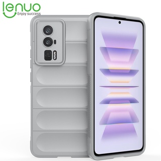 Lenuo เคสโทรศัพท์ ซิลิโคนนิ่ม กันกระแทก สีพื้น สําหรับ Xiaomi Redmi K60 Pro K60E K60 E