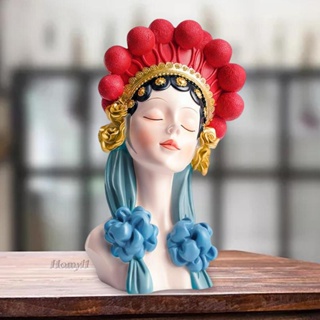 [Homyl1] Chinese Traditional Girls Figurine Folk Art Craft for Cabinet Decor