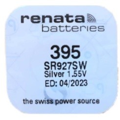 ถ่านกระดุม Renata 395 SR927SW 1 ก้อน 927 ถ่าน