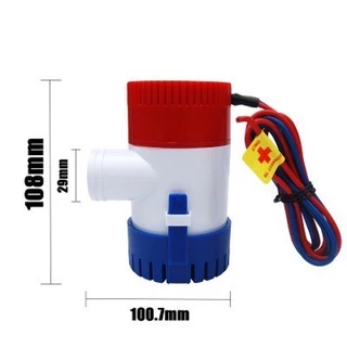 ปั๊มจุ่ม รุ่นพิเศษ น้ำท้องเรือ DC 1100GPH 12V 24V ไดโว่ ปั๊มแช่ ไดโว่อลูมิเนียม ปั๊มน้ำ โซล่าเซลล์