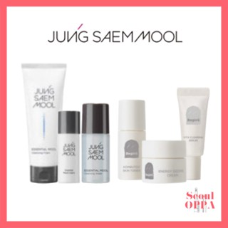 [Jung Saem Mool] Essential Mool &amp; BeginS Miniature ครีมโลชั่นเซรั่มโทนเนอร์เอสเซ้นส์โฟมล้างหน้าล้างเครื่องสําอางค์ มอยเจอร์ไรเซอร์ Cream Cleansing Water Foam Energy Seeding Kombutox Skin Toner Pore Perfecting Serum Essence Sample Moisturizer Skincare