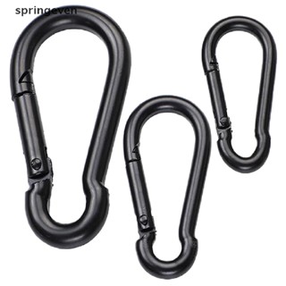 [springeven] คลิปตะขอพวงกุญแจโลหะ D Carabiner สําหรับทําเครื่องประดับ พวงกุญแจ DIY พร้อมส่ง