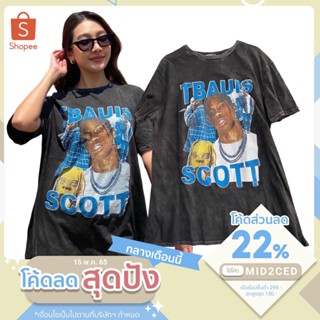 เสื้อยืดสีดำสกรีนลายscott hiphop งานป้ายมิสเบลล่าMissbellaTee