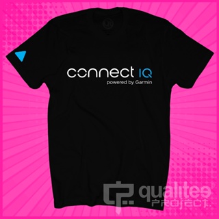 NEW GARMIN CONNECT IQ APPS LOGO FENIX WATCH CYCLING RUNNING ROUND NECK SHORT SLEEVE 100% COTTON T-SHIRT 170GSM UNIS_01