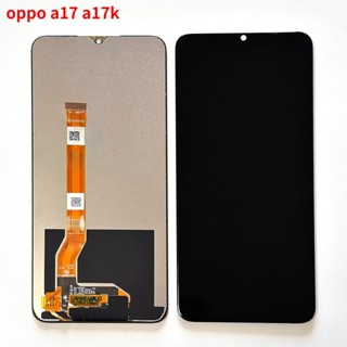 หน้าจอแสดงผลสัมผัสดิจิทัล LCD สําหรับ Oppo A17 CPH2477 A17K CPH2471