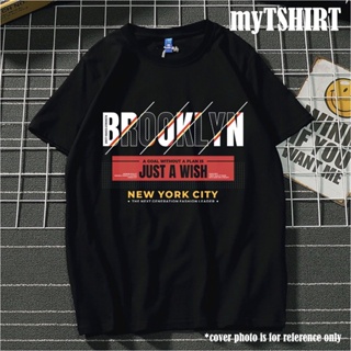 &lt;myTSHIRT&gt; BAJU BROOKLYN graphic tees T-SHIRT VIRAL PEREMPUAN LELAKI/KAIN COTTON/WOMEN MEN/OVERSIZE tee blouse wani_03