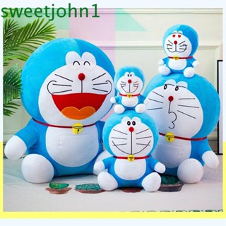 Sweetjohn หมอนตุ๊กตาโดราเอมอน ผ้ากํามะหยี่ขนนิ่ม ขนาด 25 ซม. 35 ซม. 50 ซม. ของขวัญวันเกิด สําหรับแฟนสาว