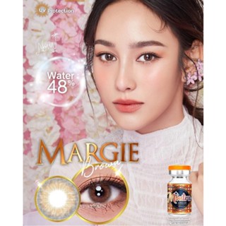 🔥 คอนแทคเลนส์ ✨ขนาดกลาง✨Brown✨Margie (Montra)