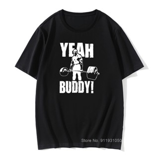 oversize T-shirt GILDAN 【Plus Size】เสื้อยืดคอกลม ผ้าฝ้าย 100% พิมพ์ลาย Yes Buddy Ronnie Coleman สําหรับผู้ชาย S-5XL