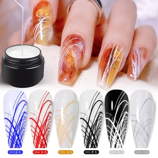 ใหม่ สายกาว แบบดึง ยืดหยุ่น สําหรับตกแต่งเล็บ DIY
