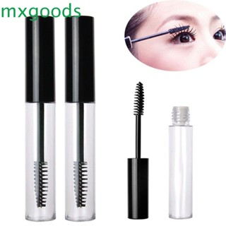 MXGOODS Portable Empty Mascara Tube with Eyelash Wand Sample Bottle Eyelash Cream Container Cosmetic Sub-package DIY Refillable Vials Plastic Beauty Accessories Mascara Package/Multicolor