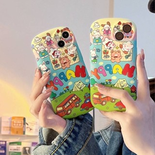 【Cachet Case】เคสซิลิโคนนิ่ม ลายสัตว์น่ารัก สําหรับ IPhone 11 12 13 14 Pro Max 14 Plus Ip 11