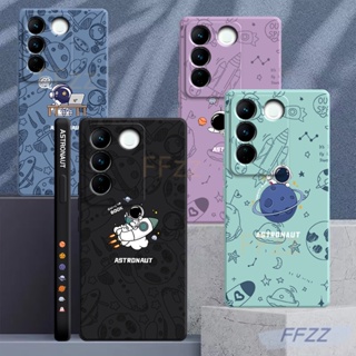 เคส Vivo V27 V27 Pro V27E V25 V25E V25 Pro V23E V23 V21 V21E V20 V20 SE V20 Pro V19 โทรศัพท์มือถือ ลายธีมนักบินอวกาศ สําหรับ 3B1SSTK