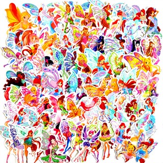 ❉ Winx Club Series 03 สติ๊กเกอร์ ❉ 70Pcs/Set Cartoon Floral Fairy Pixie Waterproof DIY Fashion Doodle Decals สติ๊กเกอร์