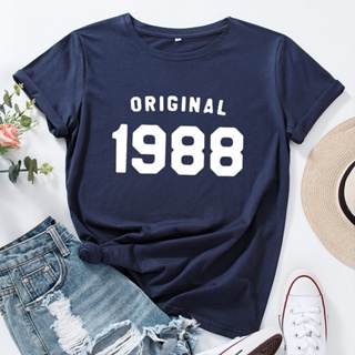 1988 Letter Print Tees for Women Tee Woman T-Shirts Female Shirt Tops Summer Clothes_03