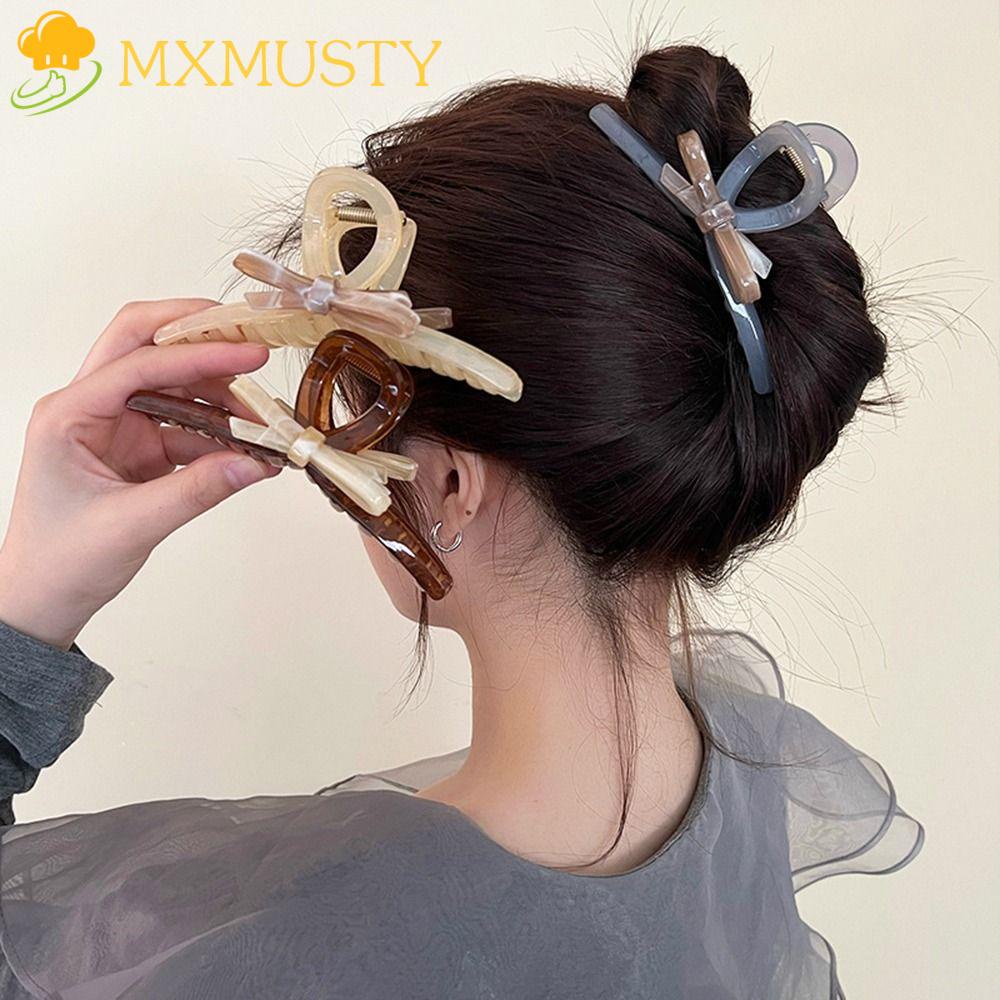 Mxmusty กิ๊บติดผมหางม้า รูปกรดฉลาม แฟชั่น สําหรับผู้หญิง