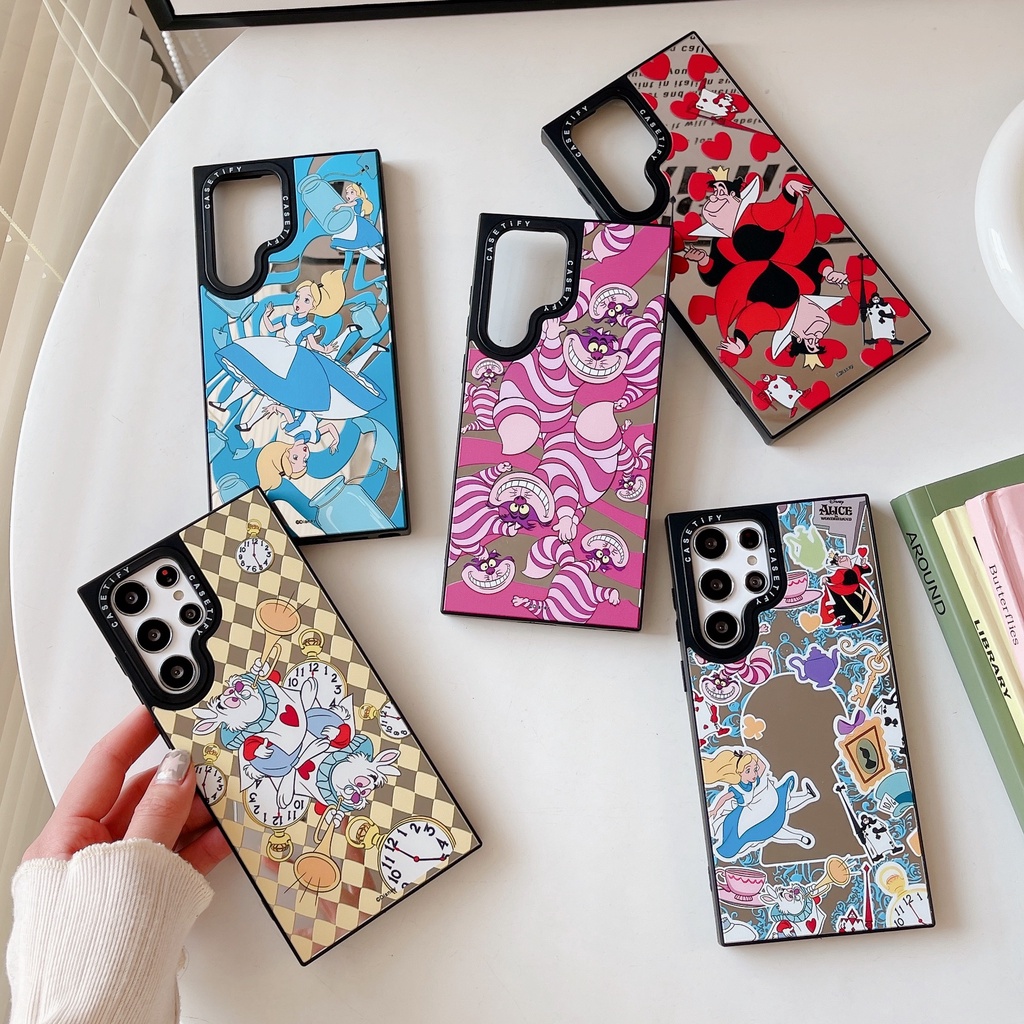 Alice in Wonderland ดิสนีย์ เจ้าหญิง Casetify เคส Samsung Galaxy S23 Ultra S22 Ultra S23 Plus + Case