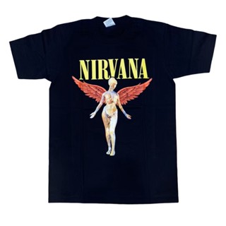 [S-5XL] NR135 เสื้อยืดวงร็อค NIRVANA เนวานา เสื้อวง เสื้อยืดเนวานา เสื้อวินเทจ