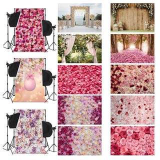 [พร้อมส่ง] ภาพพื้นหลังไม้ ลายดอกไม้ คุณภาพสูง สําหรับถ่ายภาพ